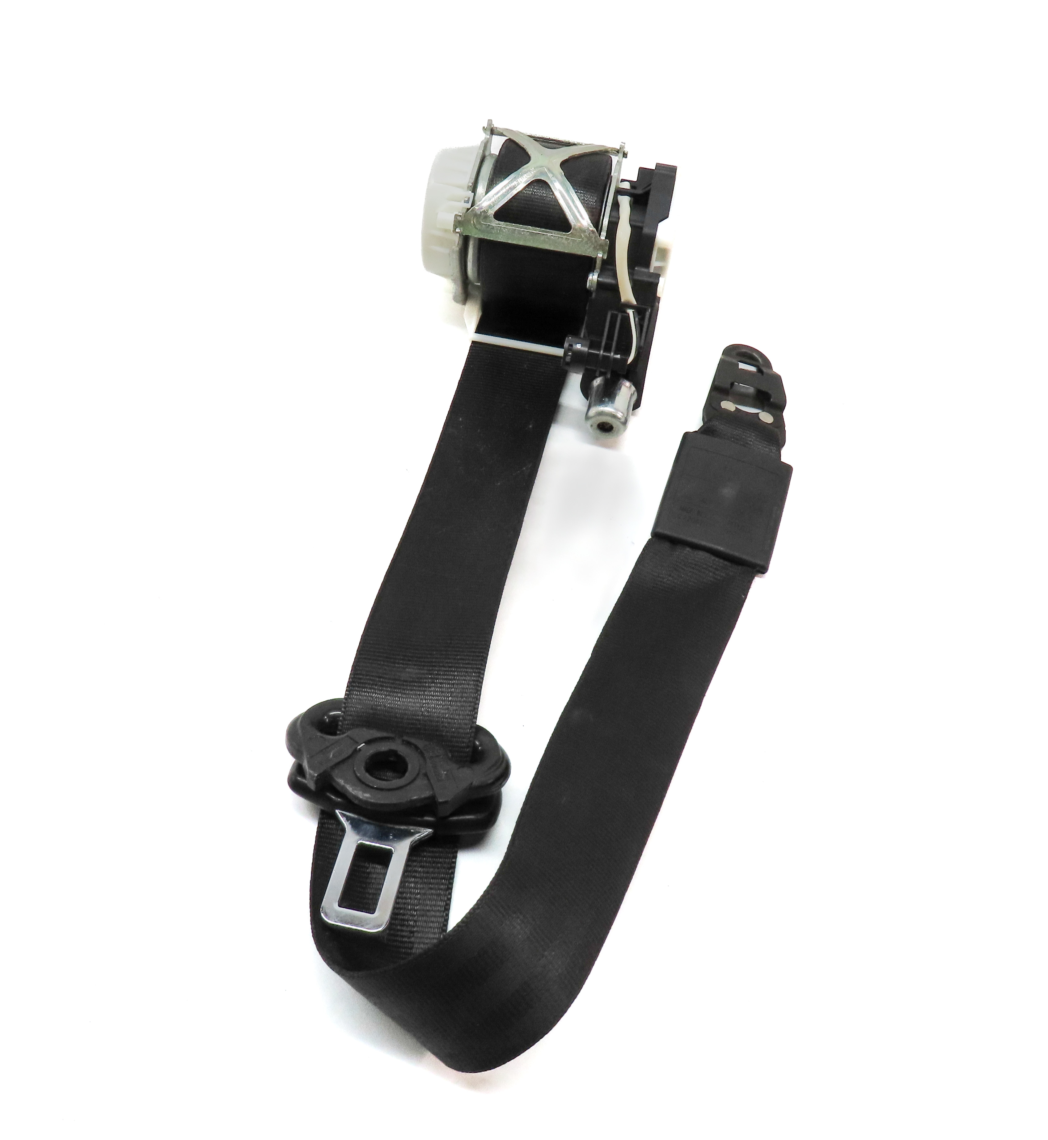 2007-2009 AUDI Q7 (4L) LEFT FRONT DRIVER SEAT SEATBELT RETRACTOR (Black) — exact item pictured